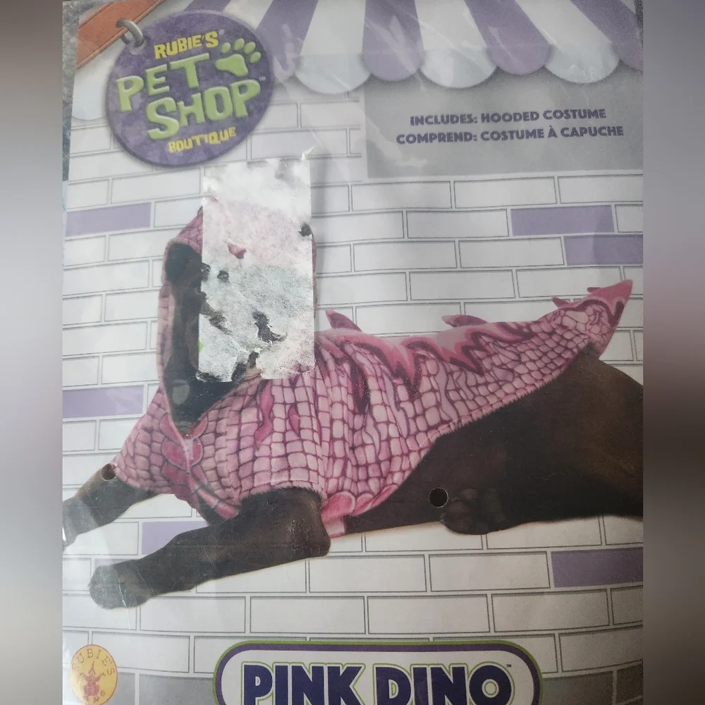 Pink Dino Medium Dog Costume Rubies Pet Store NEW